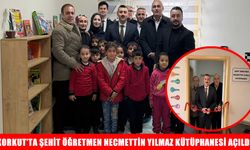 Muş Korkut’ta şehit öğretmen Necmettin Yılmaz kütüphanesi açıldı