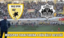 Muşspor taraftarına bilet müjdesi