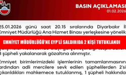Diyarbakır Emniyet Müdürlüğüne EYP’li saldırıda 3 gözaltı, 2 tutuklama