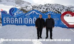 Tunceli ve Erzincan turizmine milat olacak yol için iki vali el sıkıştı