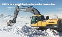 Bitlis’te karla mücadele çalışmaları aralıksız devam ediyor