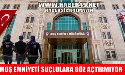 Muş Emniyeti 1 haftalık asayiş raporunu yayımladı: Binlerce sorgu, çok sayıda yakalama