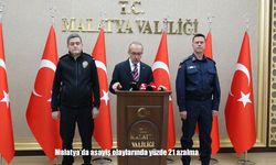 Malatya'da asayiş olaylarında yüzde 21 azalma