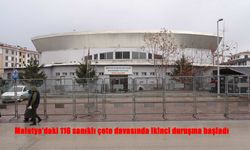 Malatya’daki 116 sanıklı çete davasında ikinci duruşma başladı