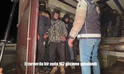 Erzurum’da bir ayda 162 göçmen yakalandı