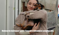 Malatya'da konteyner kentin Boncuk'u milyonların sevgilisi oldu