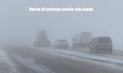 Van'da 40 yerleşim yerinin yolu kapalı