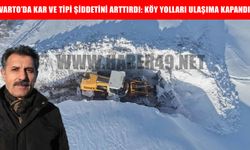 Varto’da tipi şiddetini artırdı: 4 köy yolu ulaşıma kapandı