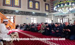 Çatak'ta çığ felaketinde hayatını kaybeden 42 kişi anıldı