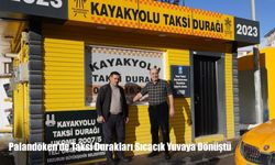 Palandöken’de Taksi Durakları Sıcacık Yuvaya Dönüştü