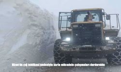 Hizan Karlıtepe’de Çığ Tehlikesi: Karla Mücadele Çalışmaları Geçici Olarak Durdu