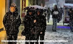 Erzincan’da kar yağışı bekleniyor