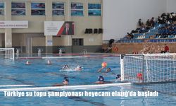 Türkiye su topu şampiyonası heyecanı elazığ’da başladı
