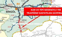 Bingöl-Diyarbakır karayolu tır trafiğine kapandı
