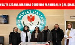 Muş’ta 'Sigarayı Bırakma Günü’nde uzman doktorlardan farkındalık çalışması