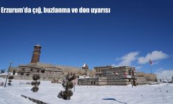 Meteoroloji’den Erzurum’a çığ ve don uyarısı