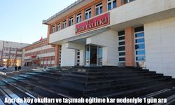 Ağrı’da eğitime kar engeli