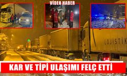 Muş-Bingöl yolunda kar kâbusu: 40 araç 80 kişi mahsur kaldı