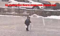 Karlar İçinde Yükselen Marş Sesi Yürekleri Isıttı Bitlis’in Mutki ilçesinde yoğun kar yağışı altında İstiklâl Marşı’nı c