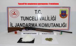 Tunceli’de uyuşturucu operasyonu: 15 gözaltı, 4 tutuklama