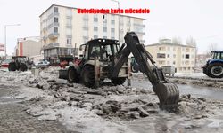 Ardahan’da karla mücadele aralıksız sürüyor