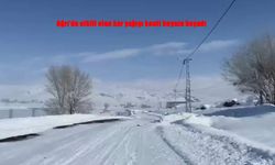 Ağrı Beyaza Büründü: Kar Yağışı Hayatı Etkiledi
