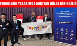 Muşlu öğrenciler 'Teknolojik Tasarım'da bölge birincisi oldu