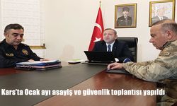 Kars’ta Ocak ayı asayiş ve güvenlik toplantısı yapıldı
