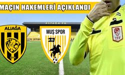 Muşspor-Aliağa FK maçının hakemleri açıklandı