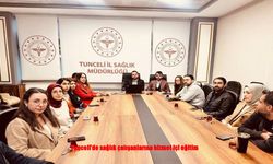 Tunceli’de sağlık personeline “aşı iletişimi” eğitimi