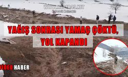 Muş’ta heyelan: Köy yolu ulaşıma kapandı