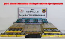 Iğdır İl Jandarma Komutanlığı’ndan kaçak elektronik sigara operasyonu