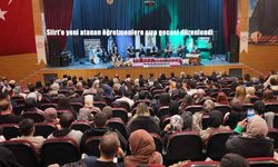 Siirt’e yeni atanan öğretmenlere sıra gecesi düzenlendi