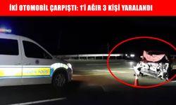 Elazığ’da iki otomobil çarpıştı: 1’i ağır 3 yaralı