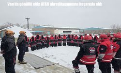 Van’da afetlere hazır gönüllü ekip: AFAD akreditasyon süreci tamamlandı