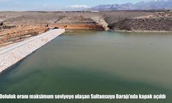 Doluluk oranı maksimum seviyeye ulaşan Sultansuyu Barajı’nda kapak açıldı