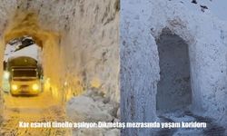 Kar esareti tünelle aşılıyor: Dikmetaş mezrasında yaşam koridoru