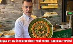Kız isteme tepsilerinde "Tatlı" değişim