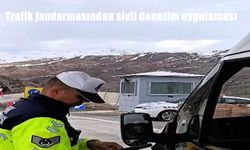 Trafik jandarmasından sivil denetim uygulaması