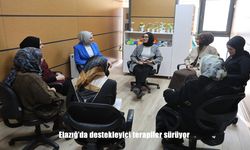 Elazığ'da destekleyici terapiler sürüyor