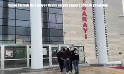 Sazan sarmalı ile 3 milyon liralık vurgun yapan 2 şüpheli yakalandı