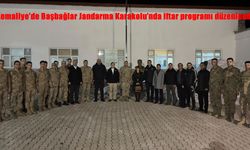 Kemaliye’de Başbağlar Jandarma Karakolu’nda iftar programı düzenlendi