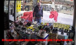 Bir mağazadan mont diğerinden ayakkabı çaldı: O anlar kamerada