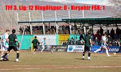 TFF 3. Lig: 12 Bingölspor: 0 - Kırşehir FSK: 1