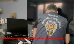 Ankara'da yasa dışı bahis soruşturmasında 22 şüpheli tutuklandı