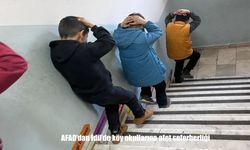 İdil’de miniklere deprem tatbikatı: AFAD köy okullarında