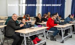 Başkan Er: "En büyük yatırımı gençlik ve spora yapıyoruz"