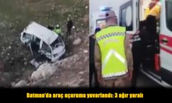 Uçuruma Yuvarlanan Araçta Can Pazarı: 3 Kişi Ağır Yaralandı