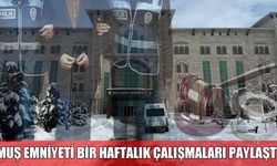 Muş Emniyeti'nden 1 haftalık bilanço: 5 bin 298 kişi sorgulandı