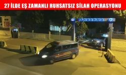 Muş dahil 27 ilde silah operasyonu: 259 gözaltı